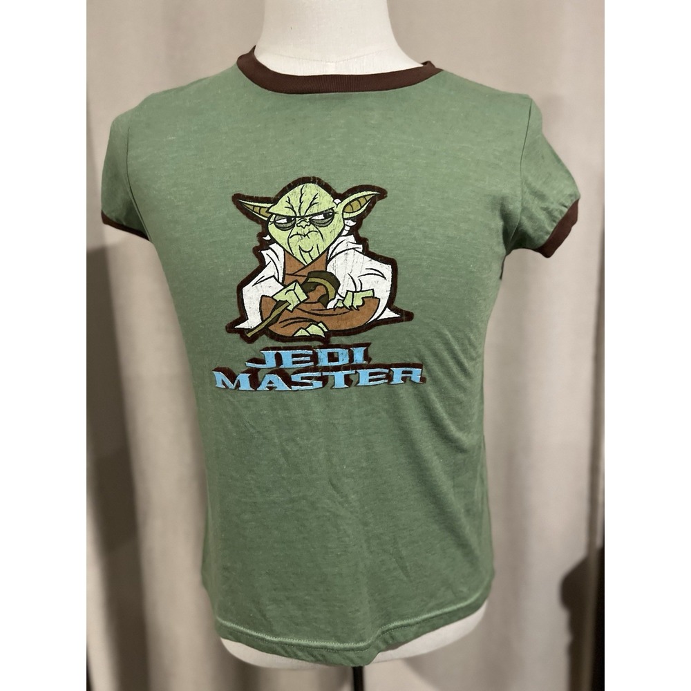 Vintage Star Wars T‎ Shirt Yoda Master Jedi Youth Large